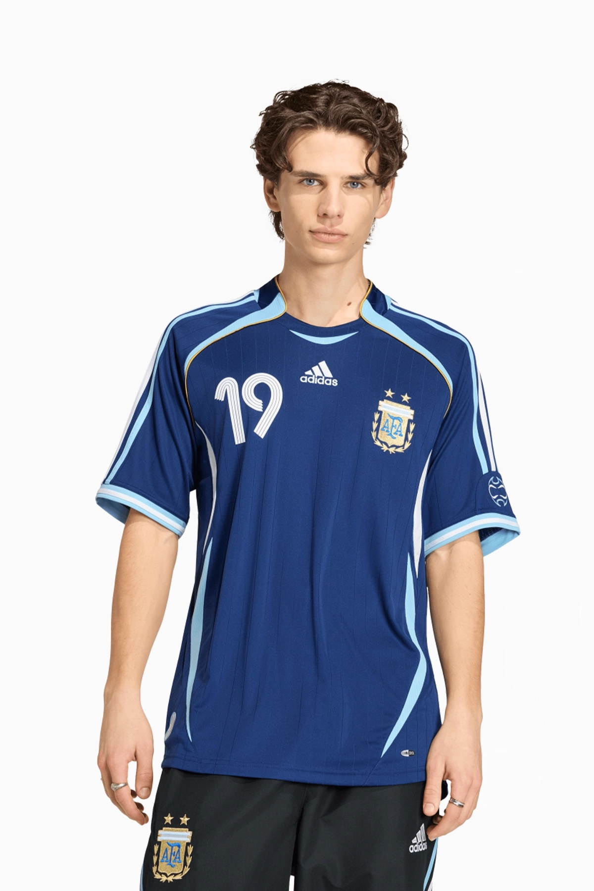 Koszulka Reprezentacji Argentyny adidas 2006 Wyjazdowa Messi - Niebieski