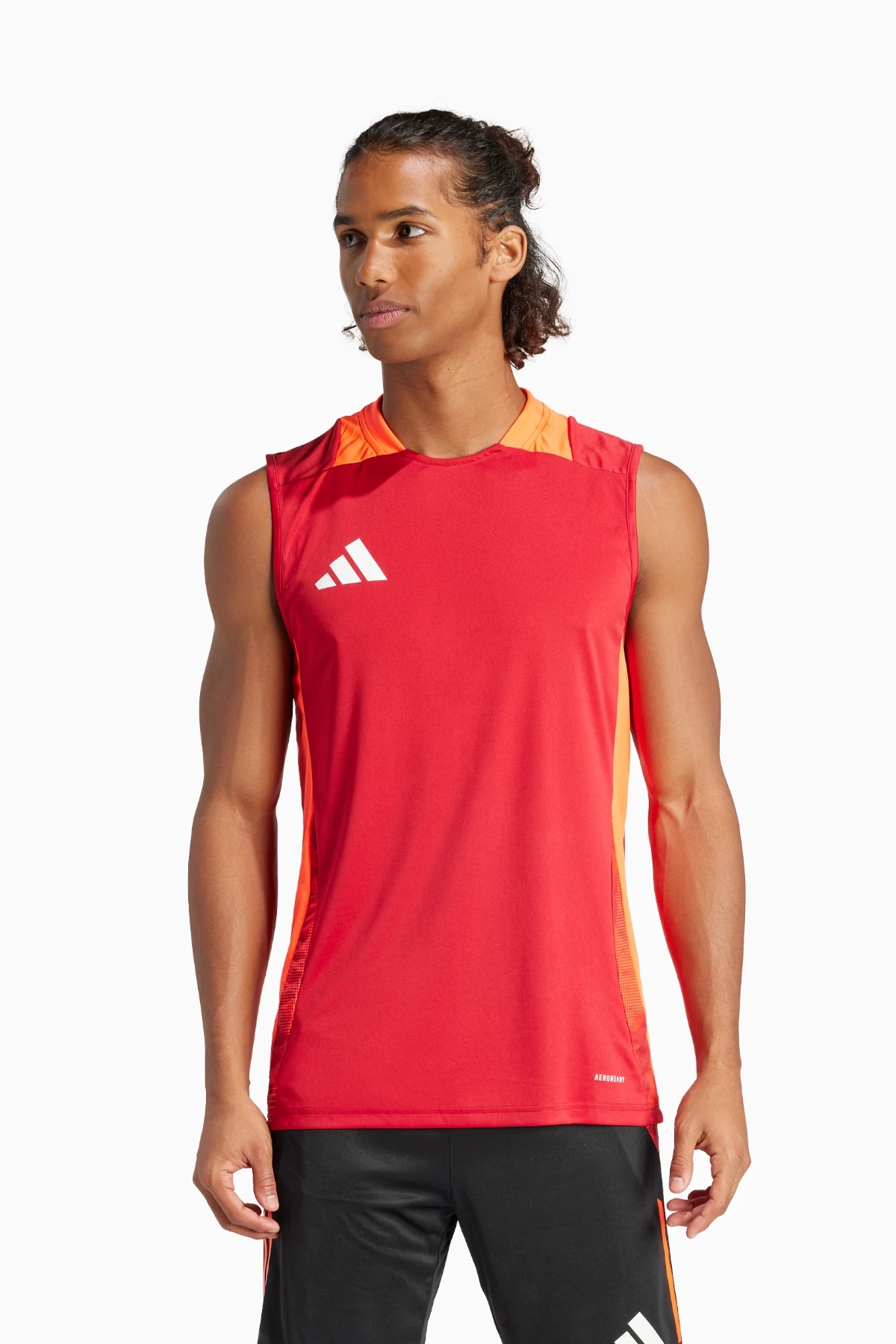 Koszulka bez rękawów adidas Tiro 24 Competition Training - Czerwony