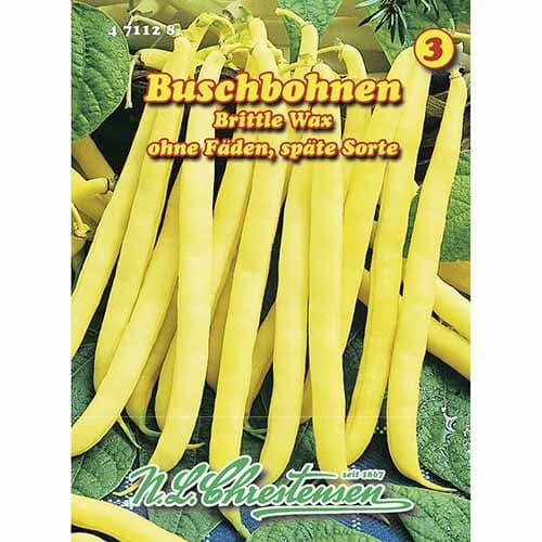 1 szt, Buschbohne Brittle Wax - Samen: Ilość w opakowaniu: 1 Stück