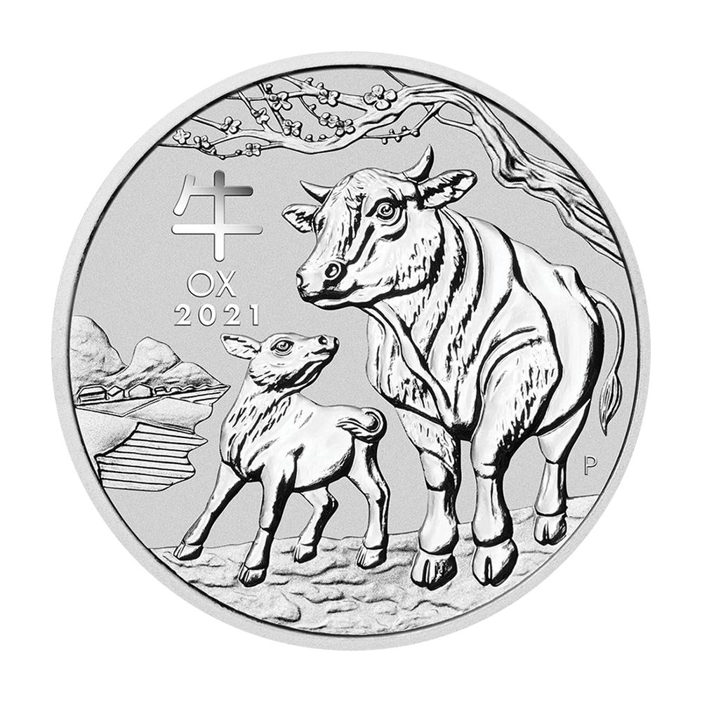 Srebrna moneta Rok Wołu 2021 1000 g (1 kg) - wysyłka 24 h! - Mennica Skarbowa