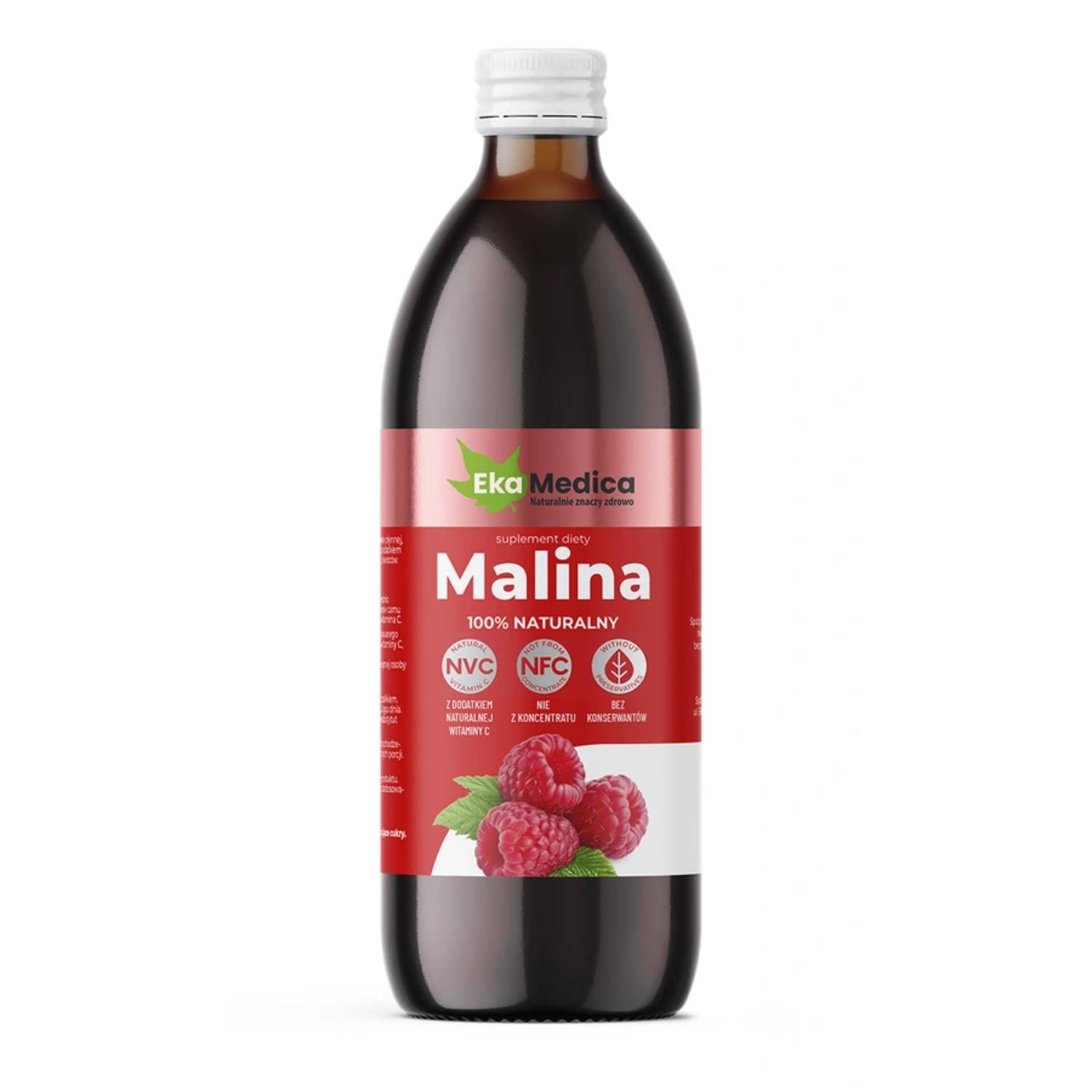 Ekamedica malina nfc, sok, 500 ml