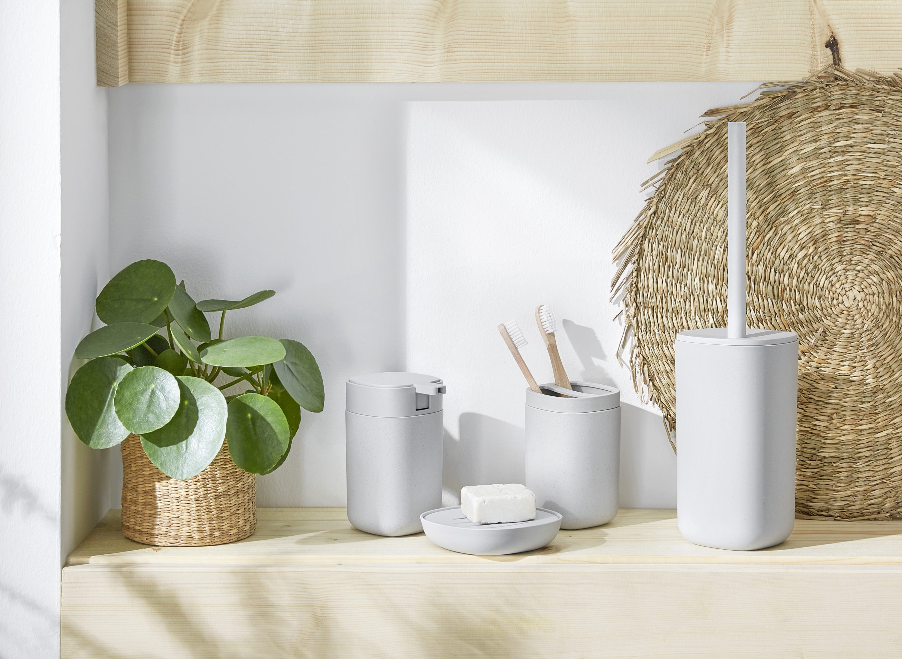 Kleine Wolke Belgrano EcoLiving mydelniczka stojąca Sandbeige 8614226853