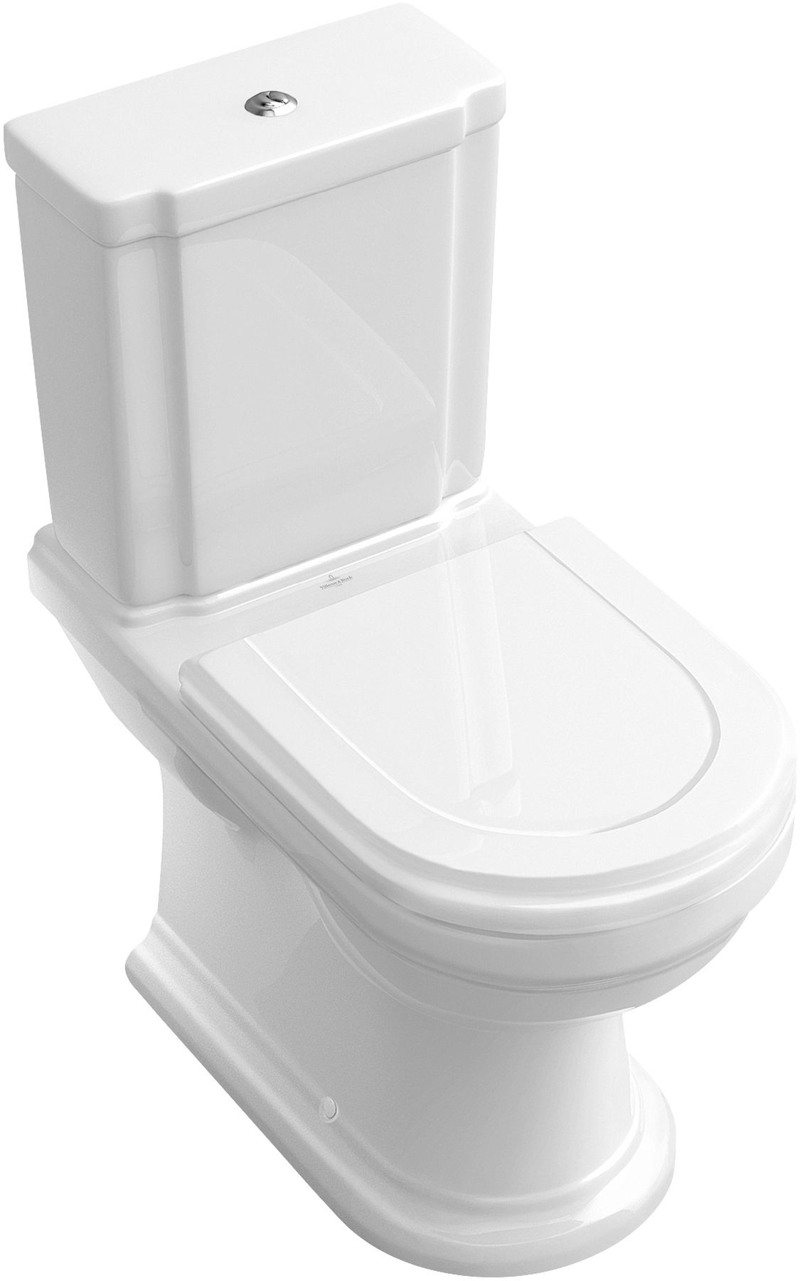 Villeroy & Boch Hommage miska WC kompakt stojąca CeramicPlus Weiss Alpin 666210R1