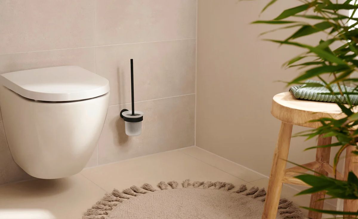 Tesa Moon szczotka toaletowa ścienna czarna 40561-00000-00 - Wysyłka w 24h