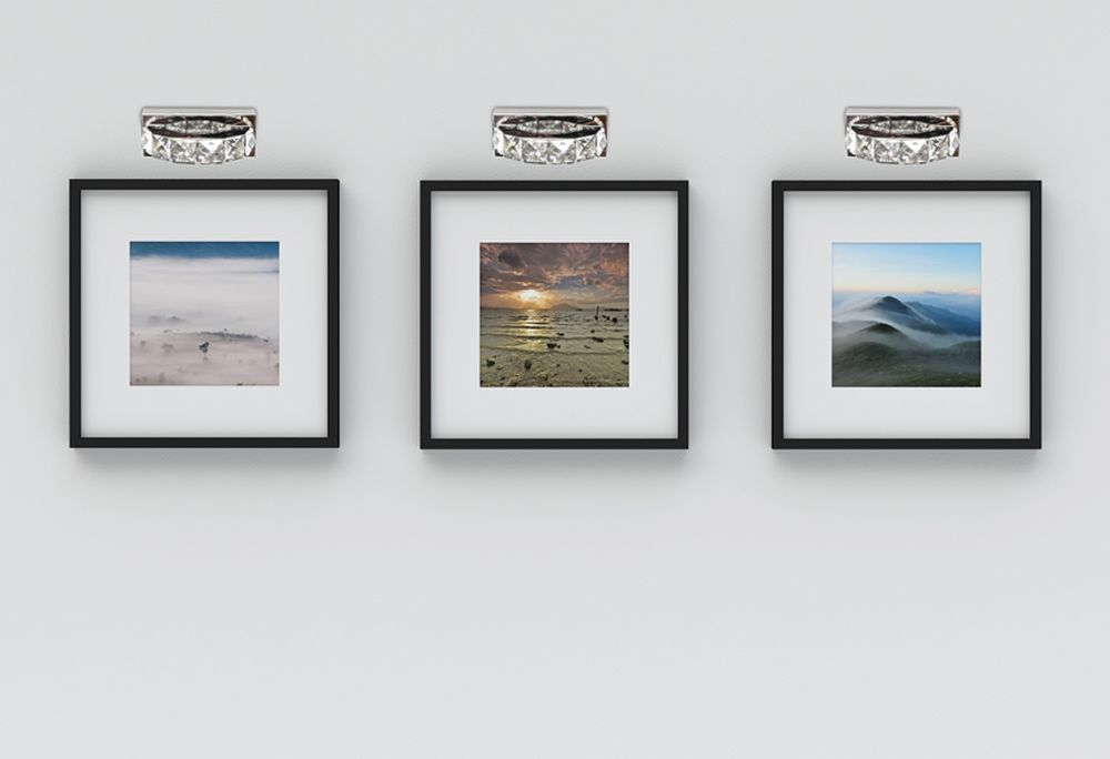 Candellux Shipi kinkiet 1x3W LED stal nierdzewna/kryształ 21-45256