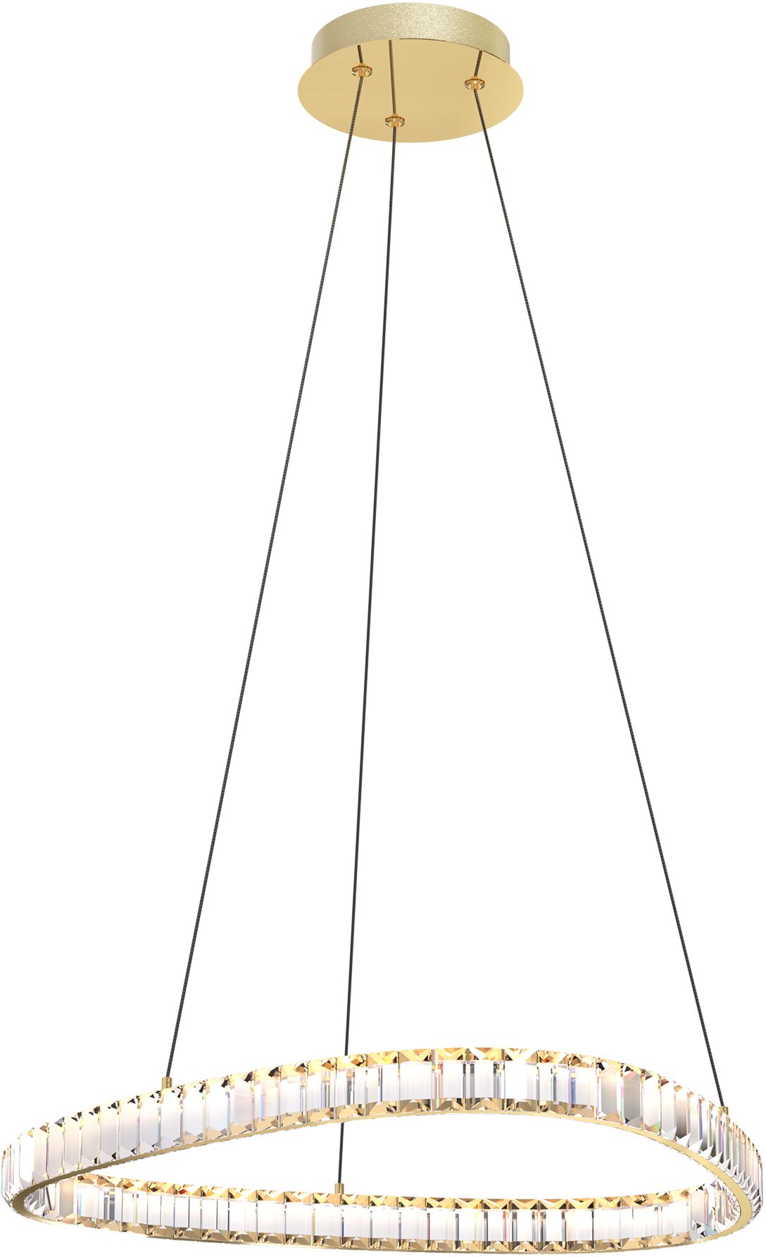 Zuma Line Athesa lampa wisząca 1x25 W przezroczysta MD3169-1-3GT