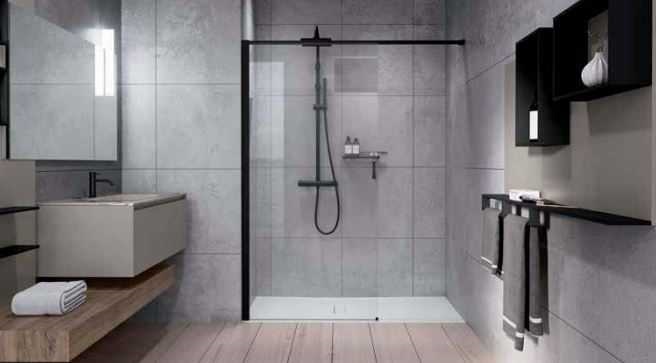 Novellini Kuadra H Walk-in ścianka prysznicowa 170 cm do wnęki prawa chrom/szkło przezroczyste KUADHN170D-1K