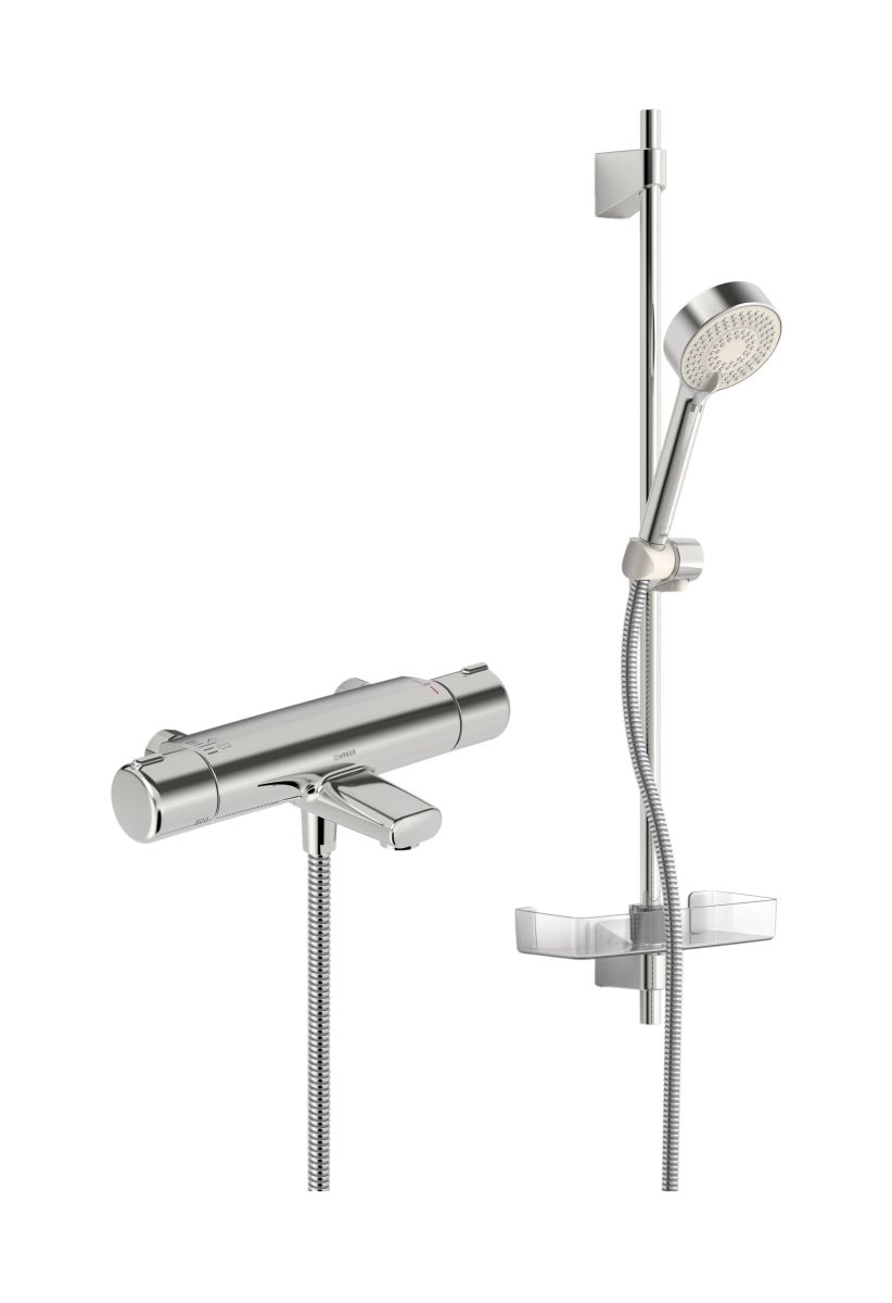 Oras Nova Apollo Eco zestaw wannowo-prysznicowy z baterią termostatyczną chrom 7453