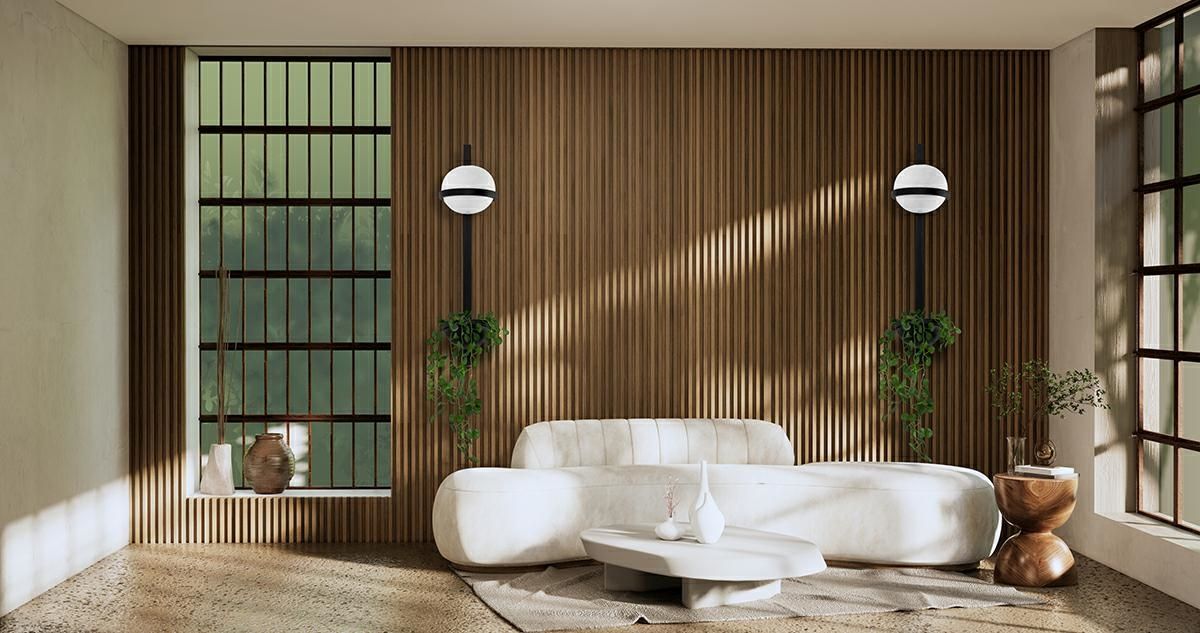 Moosee Plant kinkiet 1x16W LED czarny/szkło białe MSE010400222