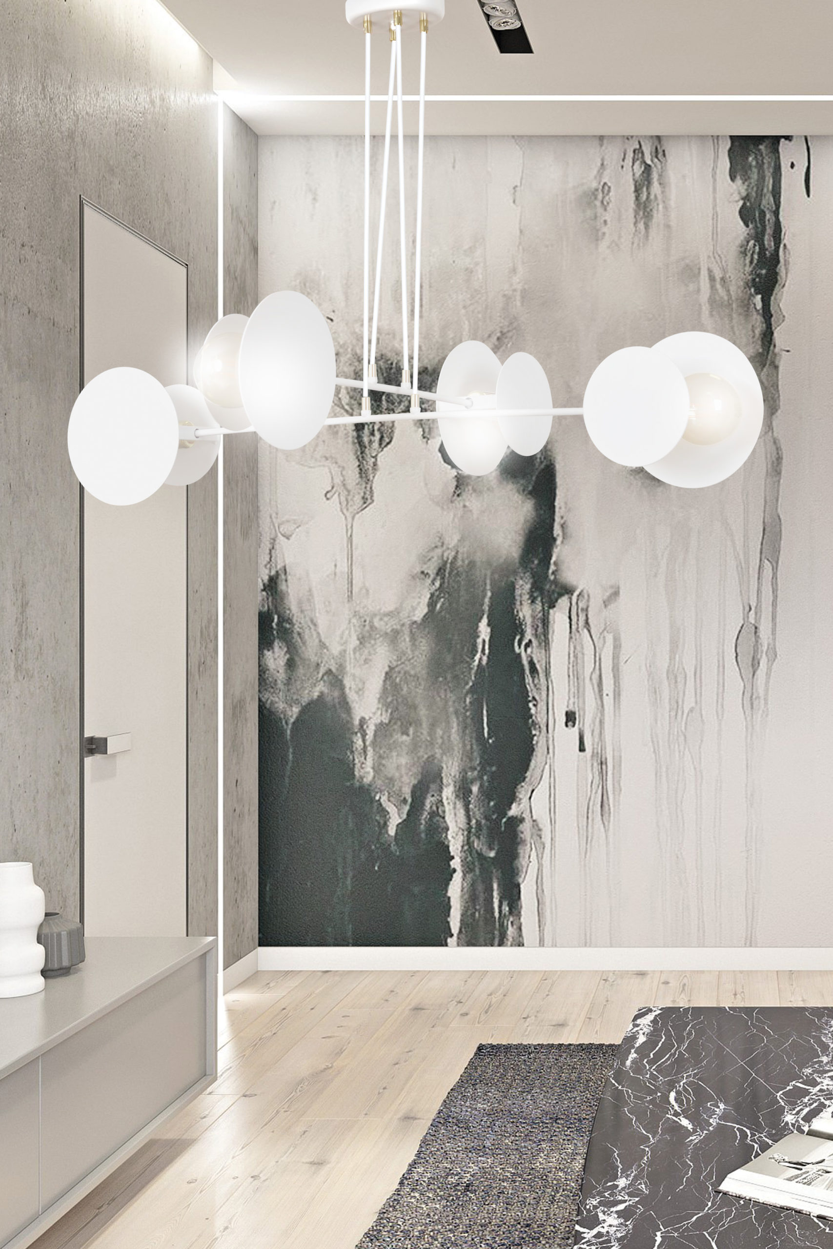 Emibig Idea lampa wisząca 4x15 W biała 793/4 - Wysyłka w 24h