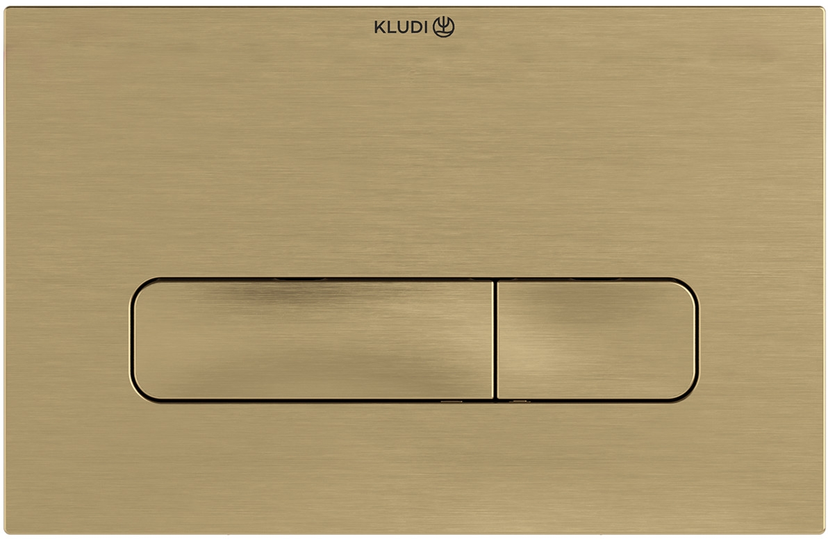 Kludi Unifix przycisk spłukujący do WC złoty szczotkowany 30PP01N0