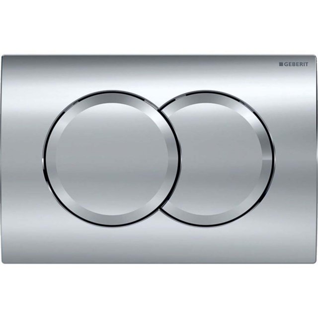 GEBERIT Przycisk spłukujący DELTA01 24,6x16,4 cm chrom błyszczący 115