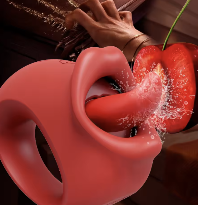 Wibrator Łechtaczkowy z Fikcyjnym Językiem 079