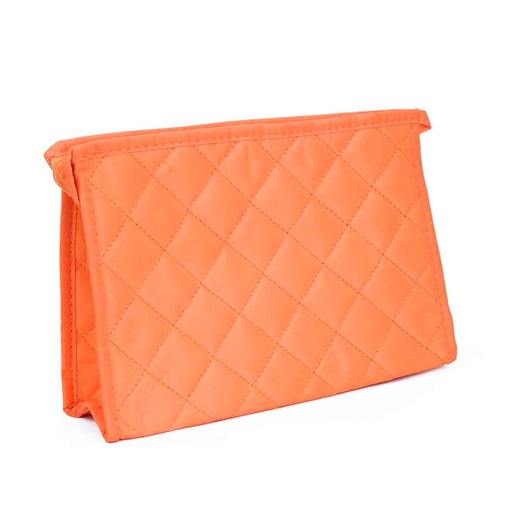 Kosmetyczka funkcjonalna z lusterkiem pomarańczowa