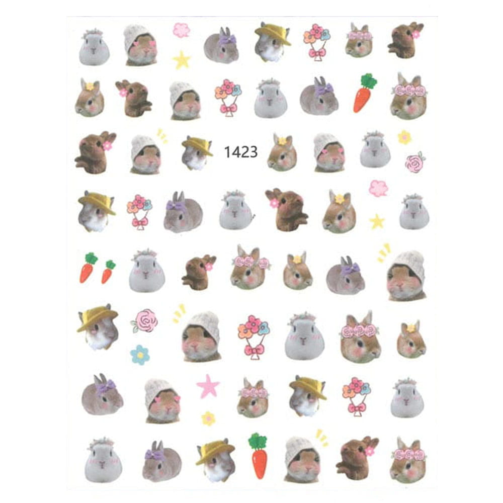 Naklejki do paznokci cienkie samoprzylepne wielkanocne Nr 1423