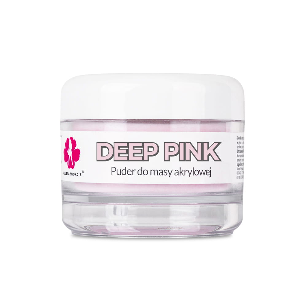 Puder akrylowy do paznokci Allepaznokcie Deep Pink 30 g Nr 9