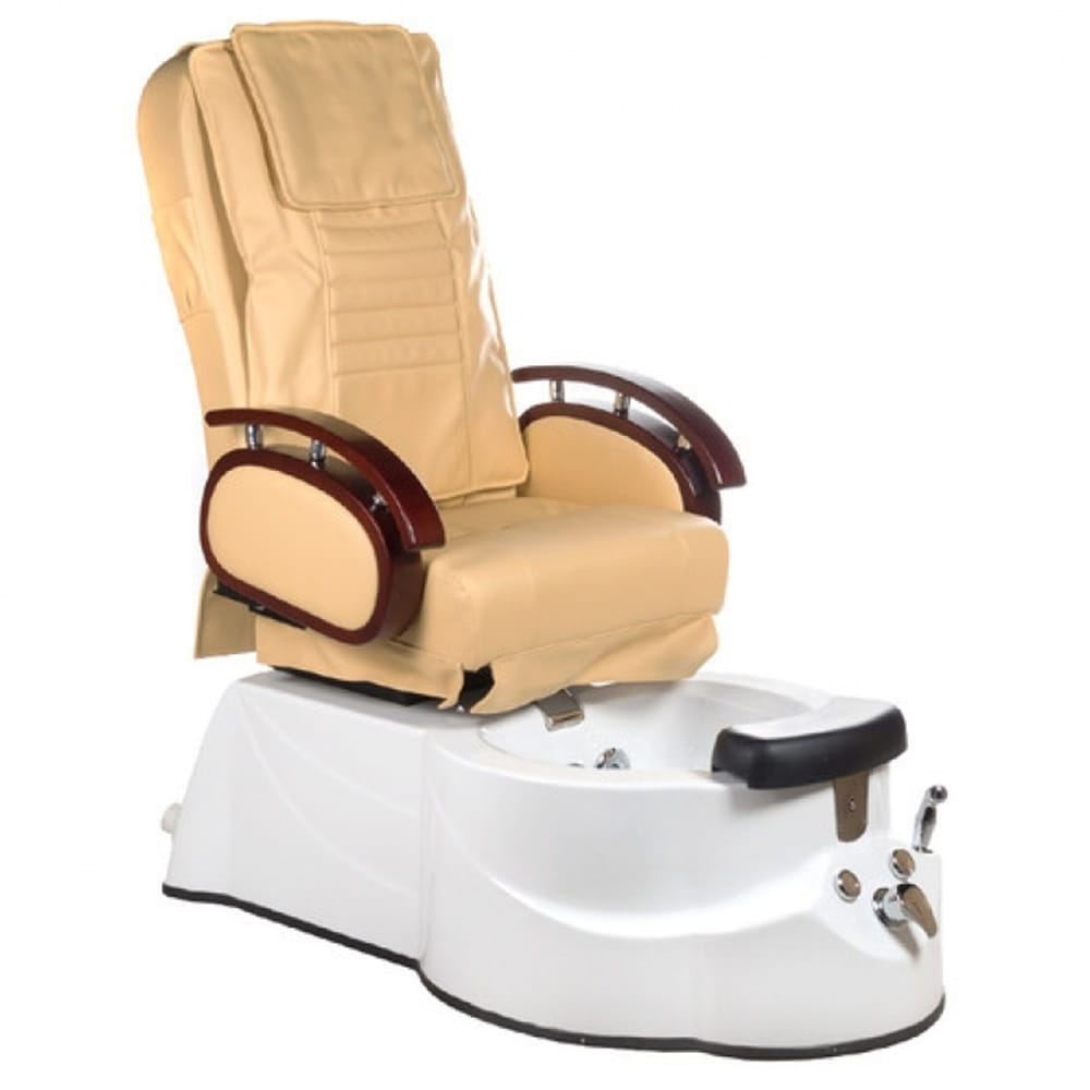 Fotel do pedicure z masażem BS beżowy BR-3820D