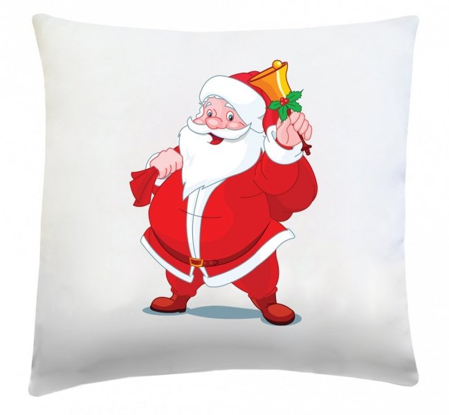 Poduszka świąteczna 40x40 wz. Święty Mikołaj
