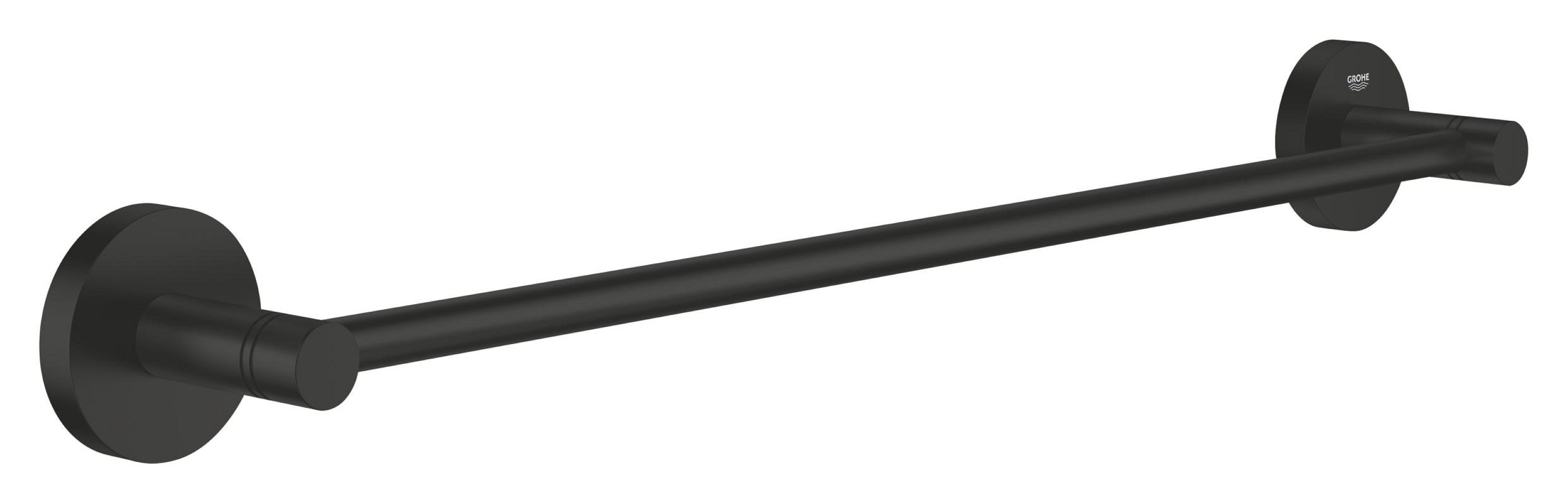 Darmowa Dostawa - Drążek na ręcznik czarny Grohe Start 411972430