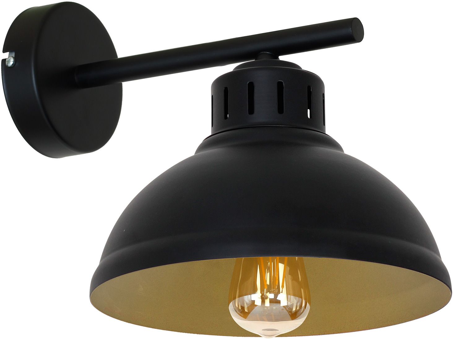 Darmowa Dostawa - Kinkiet 1x60 W czarny Luminex Sven 9141