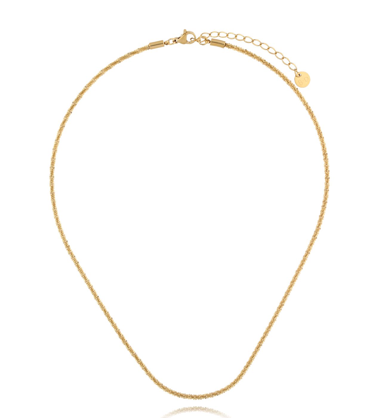 Naszyjnik z łańcuszkiem złoty NSY0509