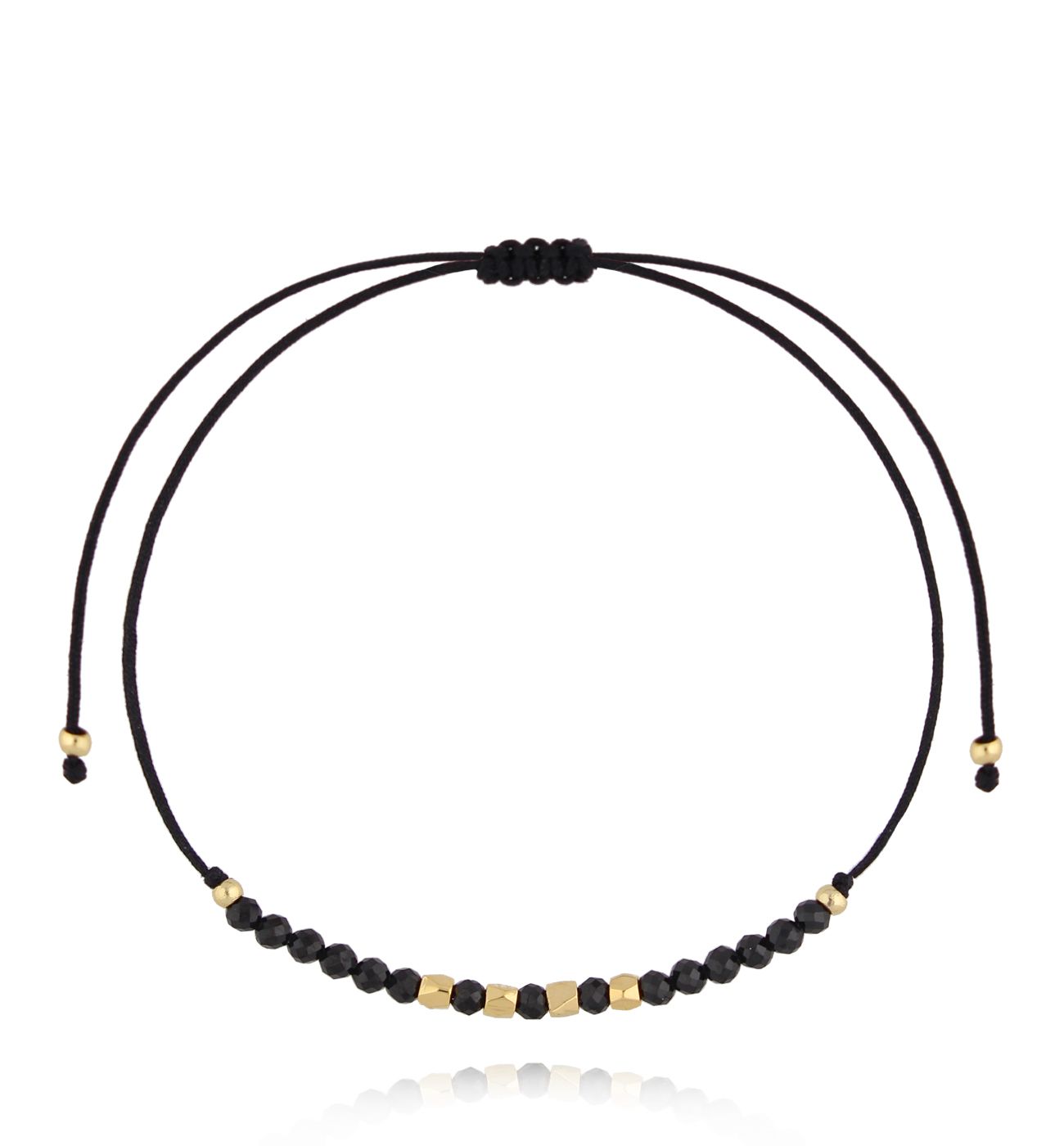 Zestaw czarnych bransoletek BMT0299 - By Dziubeka