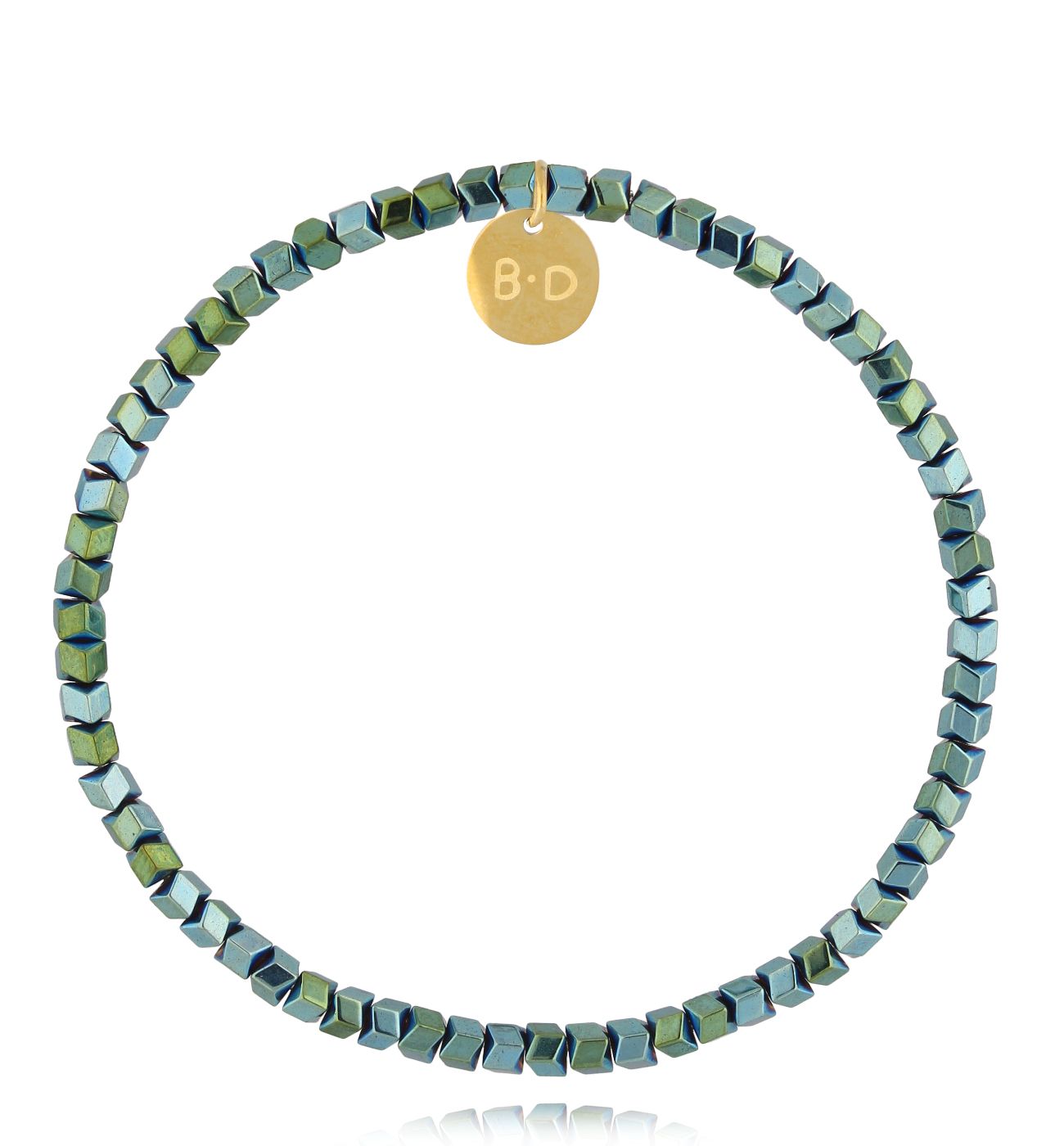 Bransoletka z zielonymi hematytami Sparkle BTW2347