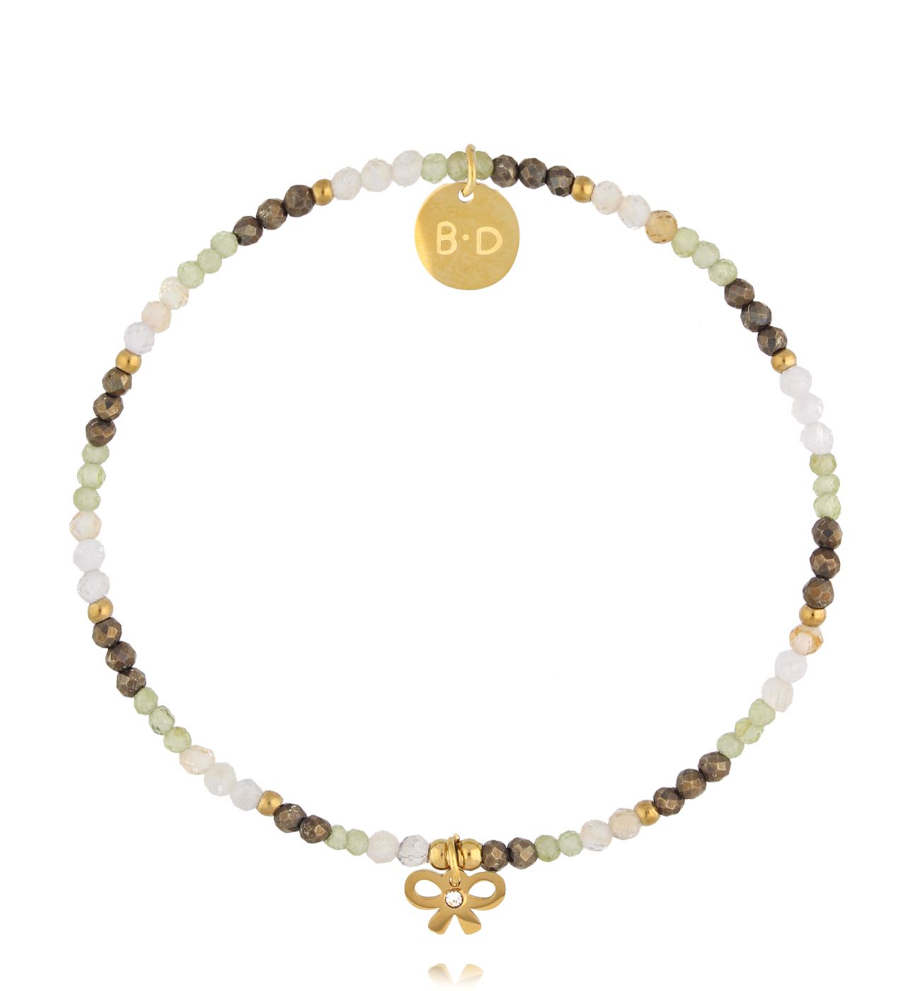 Bransoletka z cytrynami i kokardką BTW3207