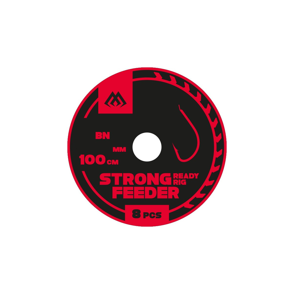 Mikado Przypon gotowy Rig Strong Feeder z zadziorem 8/0 16mm