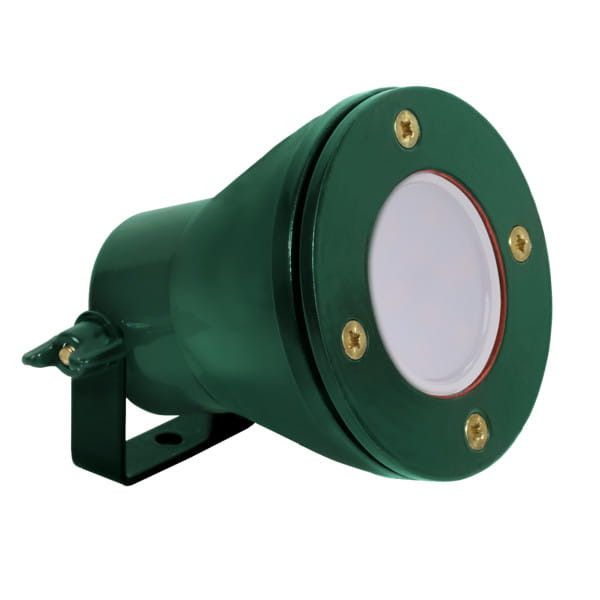 Lampa gruntowa wbijana Kanlux Akven zielono-biała 1 x MR16 x 35W IP68 wym: 8 x 7 x 7 cm - 1 szt.