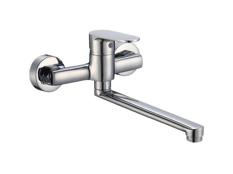 Bateria zlewozmywakowa Kuchinox Ścienna Pana Ruchoma wylewka Inox 1 szt.