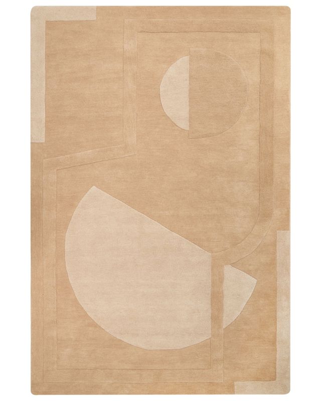 Dywan Gaya Beżowy 200 x 300 cm Wełna 1 szt.