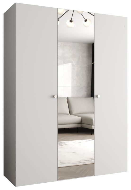 Szafa uchylna Abiks PARMA 2 150 wys. 202 cm Biały + u. Srebrny 1 szt