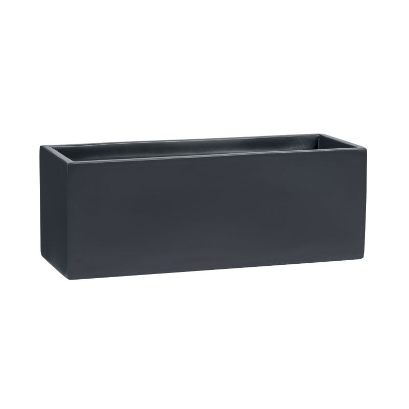 Doniczka Lechuza Z Włókna Szklanego Na Taras Do Domu D109AS antracyt Mat 1 szt