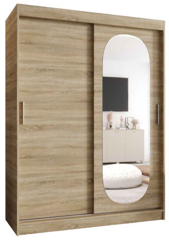 Szafa przesuwna Garderoba Abiks ROYAL 150 dąb sonoma 1szt.