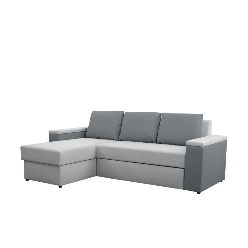 Narożnik z funkcją spania MIRJAN 24 Heros popielaty + szary 1 szt.