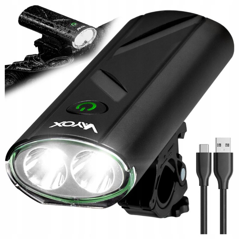 Lampka rowerowa przednia Vayox VA0111 USB-C 260lm 1 szt.
