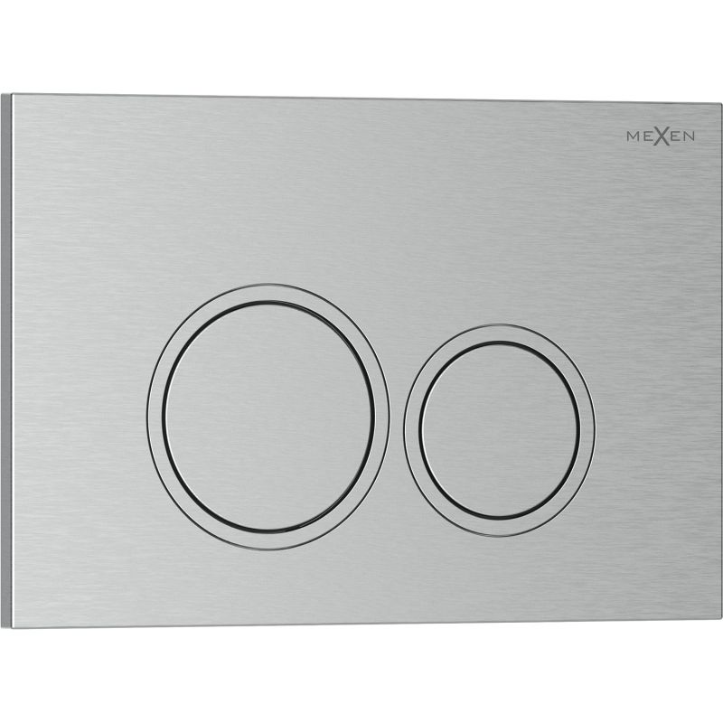 Przycisk spłukujący Mexen Tex 01 Nikiel szczotkowany 1 szt.