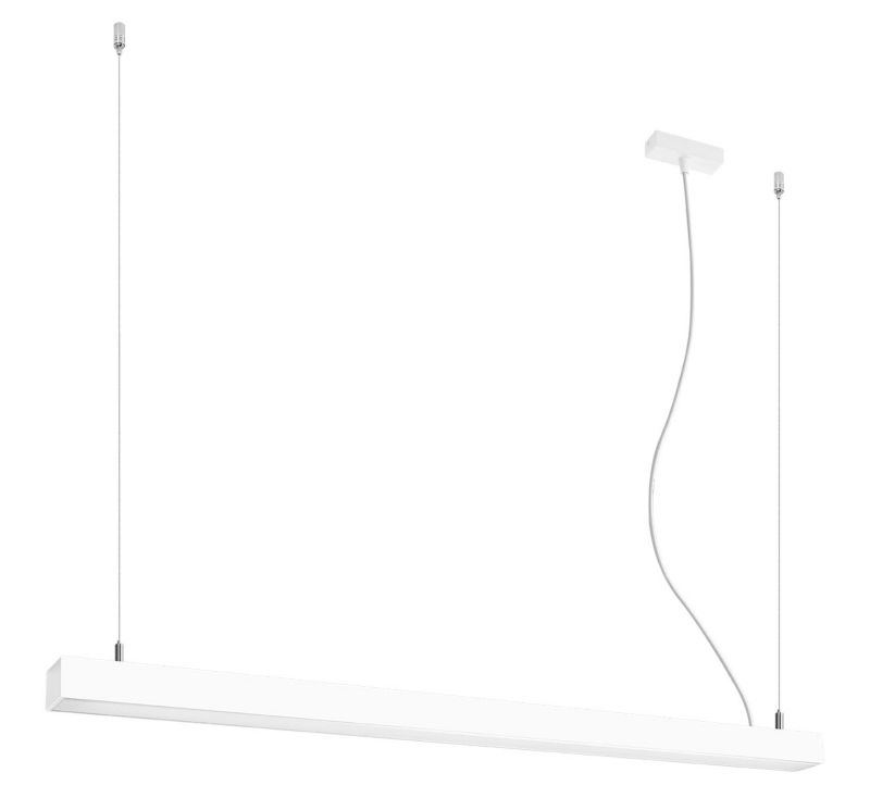 Lampa wisząca Thoro Lighting PINNE biała 1 x LED 38W Ciepła biała 5700lm wym:150x115x5,5cm IP20 -1 szt.