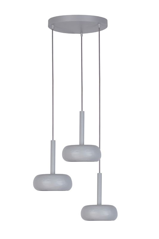 Lampa wisząca Sigma Lighting Otto 9929 szara szerokość 48 cm 3xGX53 x 1 szt.