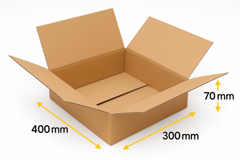 Pakiet - Karton Neopak Klapowy 400x300x70mm - 50 szt.