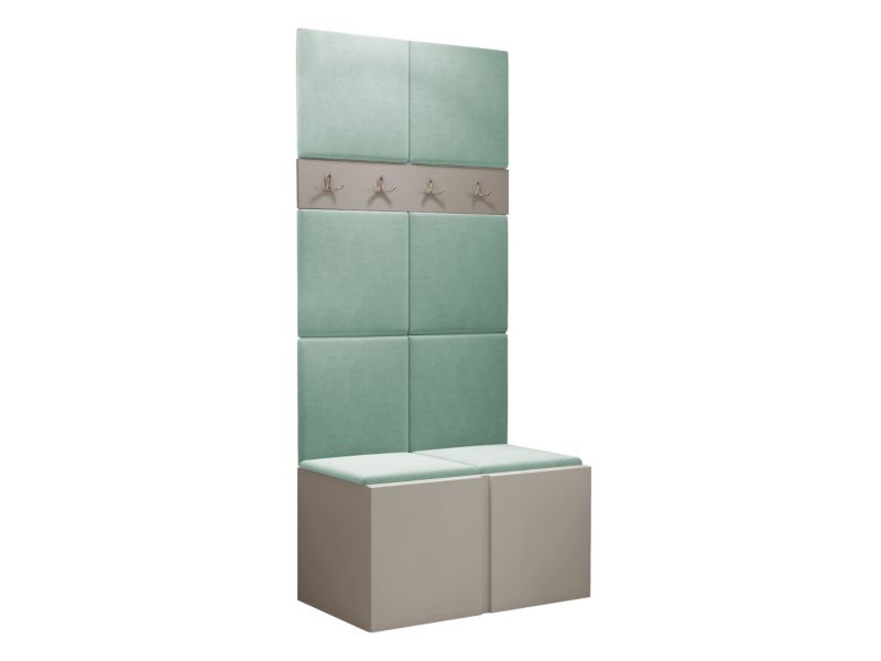 Garderoba MIRJAN 24 Orion IV kaszmir + miętowy 1 kpl.