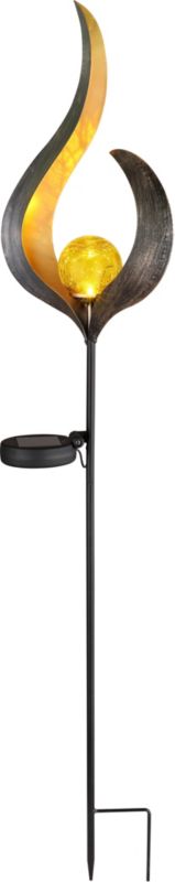 Lampa gruntowa Solar Globo Lighting 0,06W IP44 brązowy przezroczysty metal/szkło 1 szt.