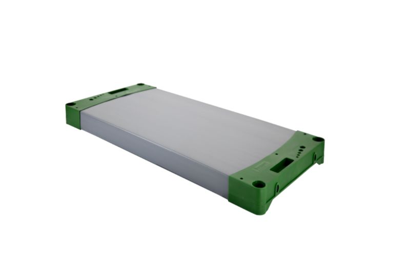 Półka do regału jupiter MODO24 eco 97 proc. recyklingu 90 x 46 cm boczki zielone 1 szt.