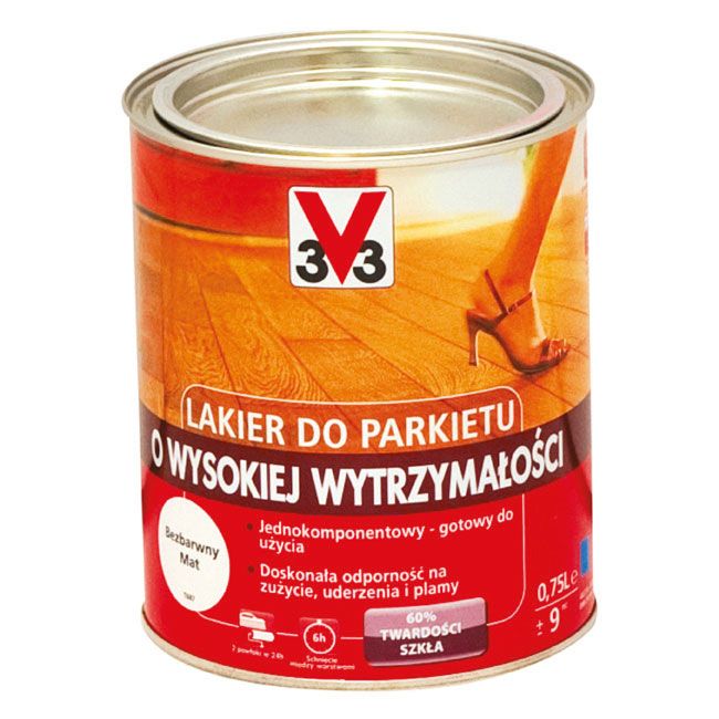 Lakier do parkietu V33 0,75 l satyna