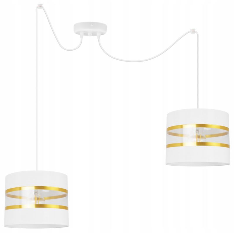 Lampa sufitowa wisząca Light Home LH Spider Elegance Gold 2x E27 60W biały 1szt.