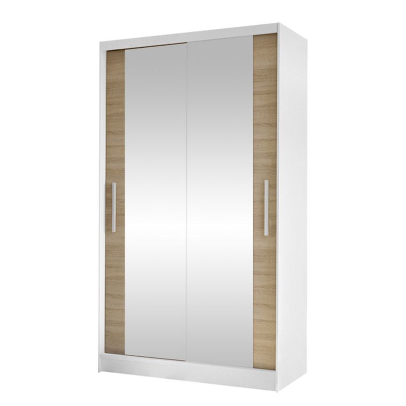 Szafa MIRJAN 24 z drzwiami przesuwnymi Costa VII biały/dąb sonoma 1 szt.
