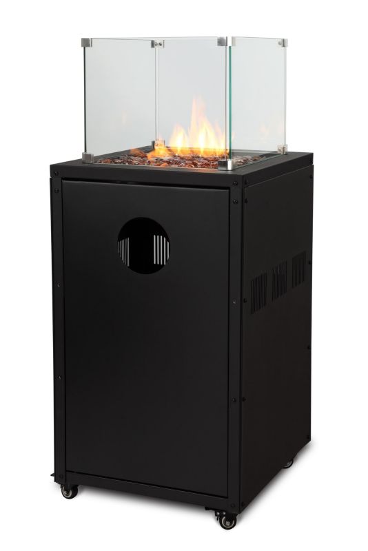 Gazowe palenisko tarasowe z kamieniami lawy 04334