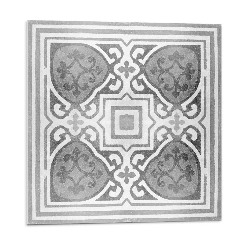 Kafelki samoprzylepne Wallfluent 50x50 cm Symetryczny wzór z ozdobnymi detalami 4 szt.