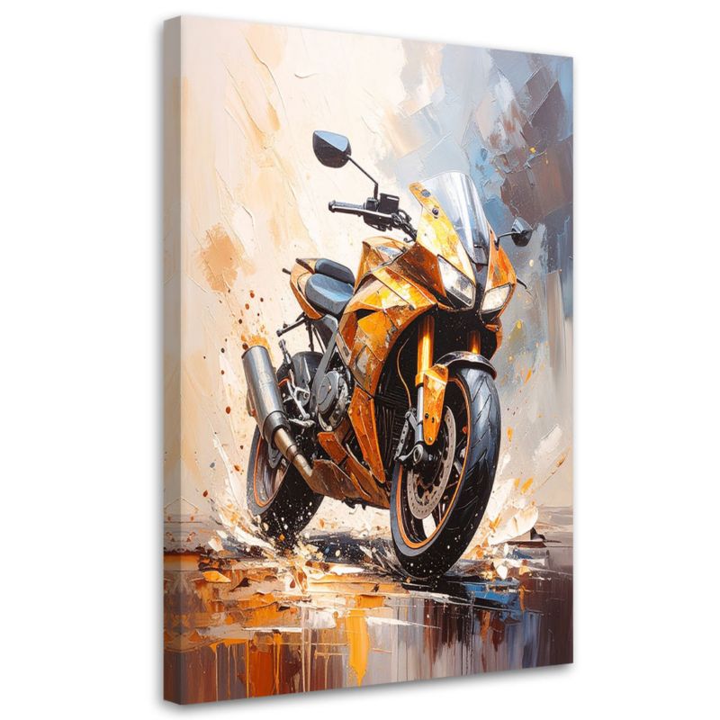 Obraz młodzieżowy do salonu biura Feeby Motocykl sportowy 80x120cm 1szt
